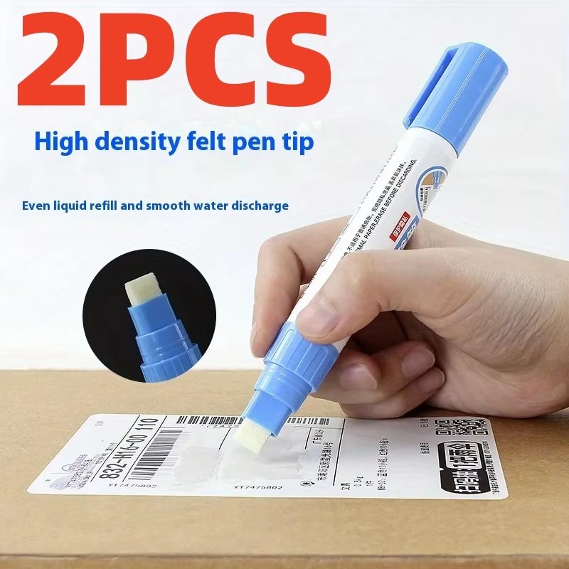 Correction Fluid White - 1/2/3-pack thermisch papier correctievloeistof applicator privacytekst