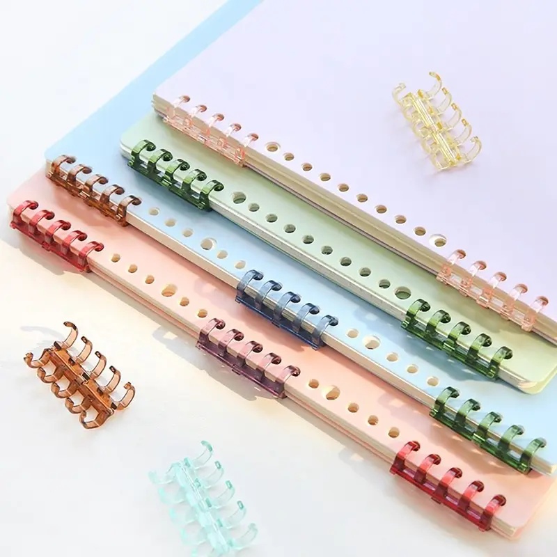 Binding Comb Plastic - 10/40 stuks bindringen met klikmechanisme, losbladige