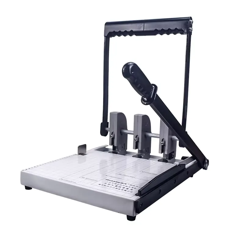 Paper Punch 3 Hole - 3-gaats perforator met papiersnijder R-CF 180
