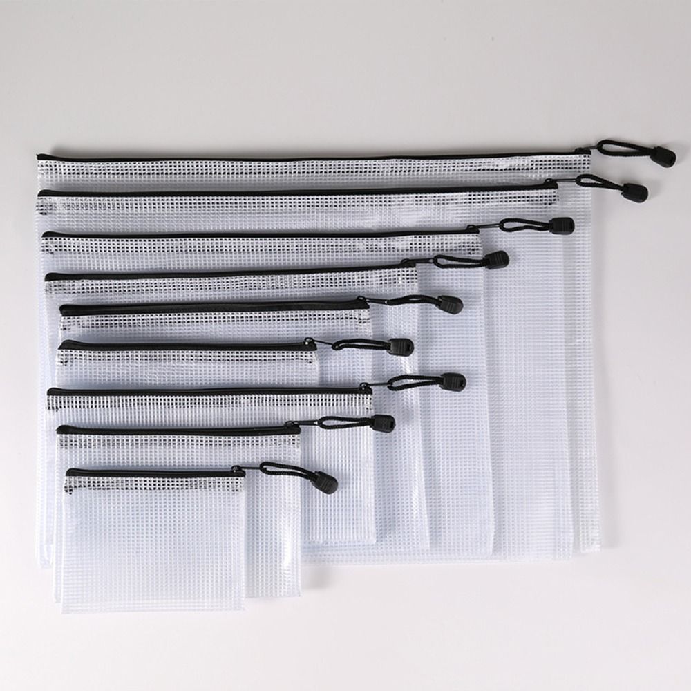 Portfolio Folder Zip - A3/A4/A5/A6 Mesh Rits Pouch Waterdichte Plastic