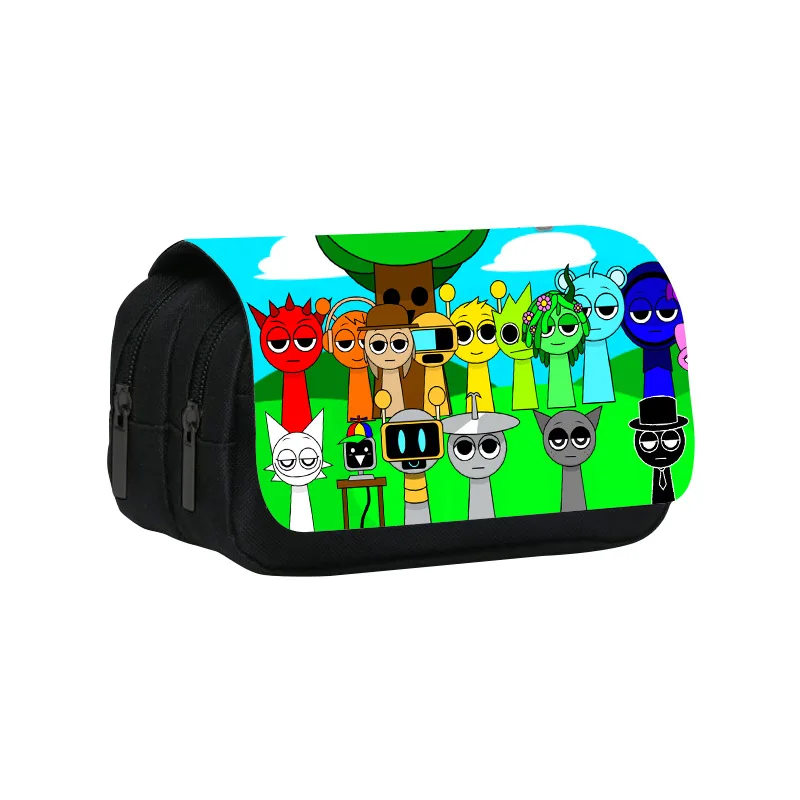 Pencil Case Large - Nieuwe Sprunki etui, klassieke schooltas voor