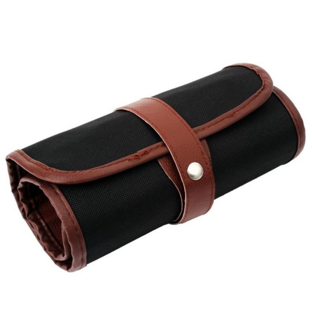 Pencil Case Large - 24/36/48/72 vakjes oprolbare etui van PU-leer