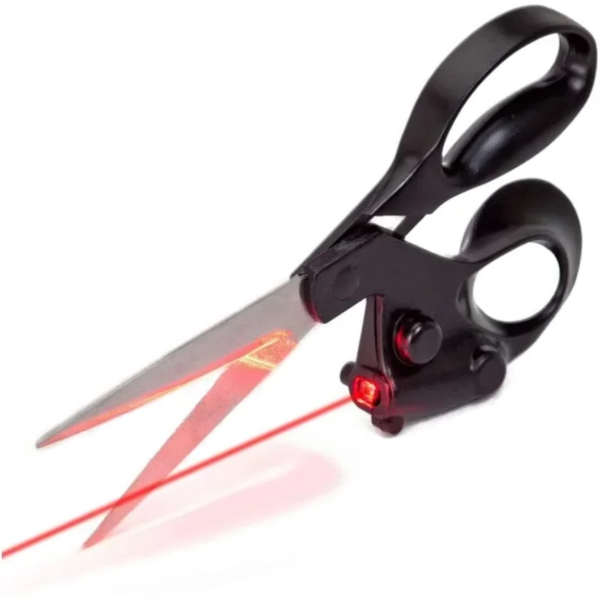 Scissors Stainless Craft - Professionele lasergeleide schaar voor doe-het-zelf positionering,
