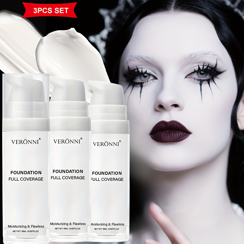 Correction Fluid White - Mat witte vloeibare foundation make-up, bouwbare