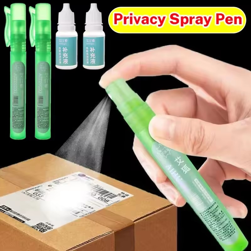Correction Fluid White - Data-Erase Privacy Spray Pen Hoogefficiënte thermische