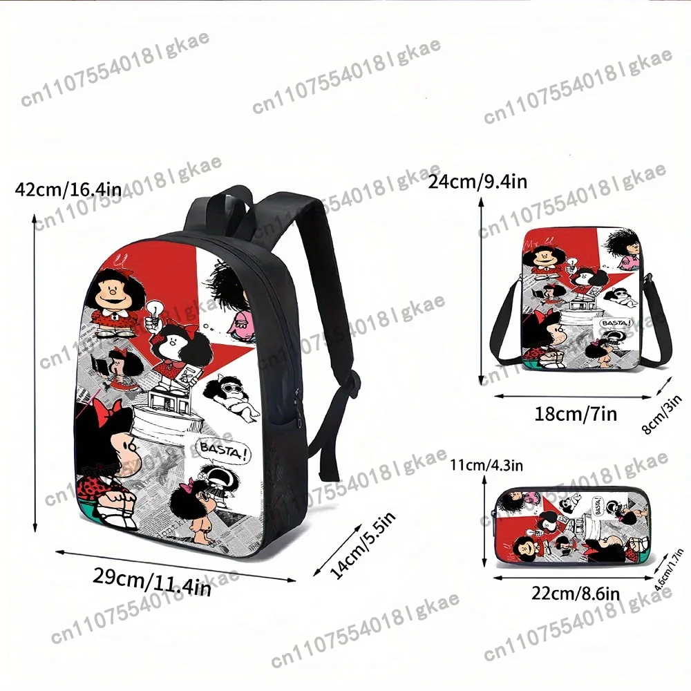 MAFALDA driedelige rugzakkense - Pencil Case Large recensie en prijs