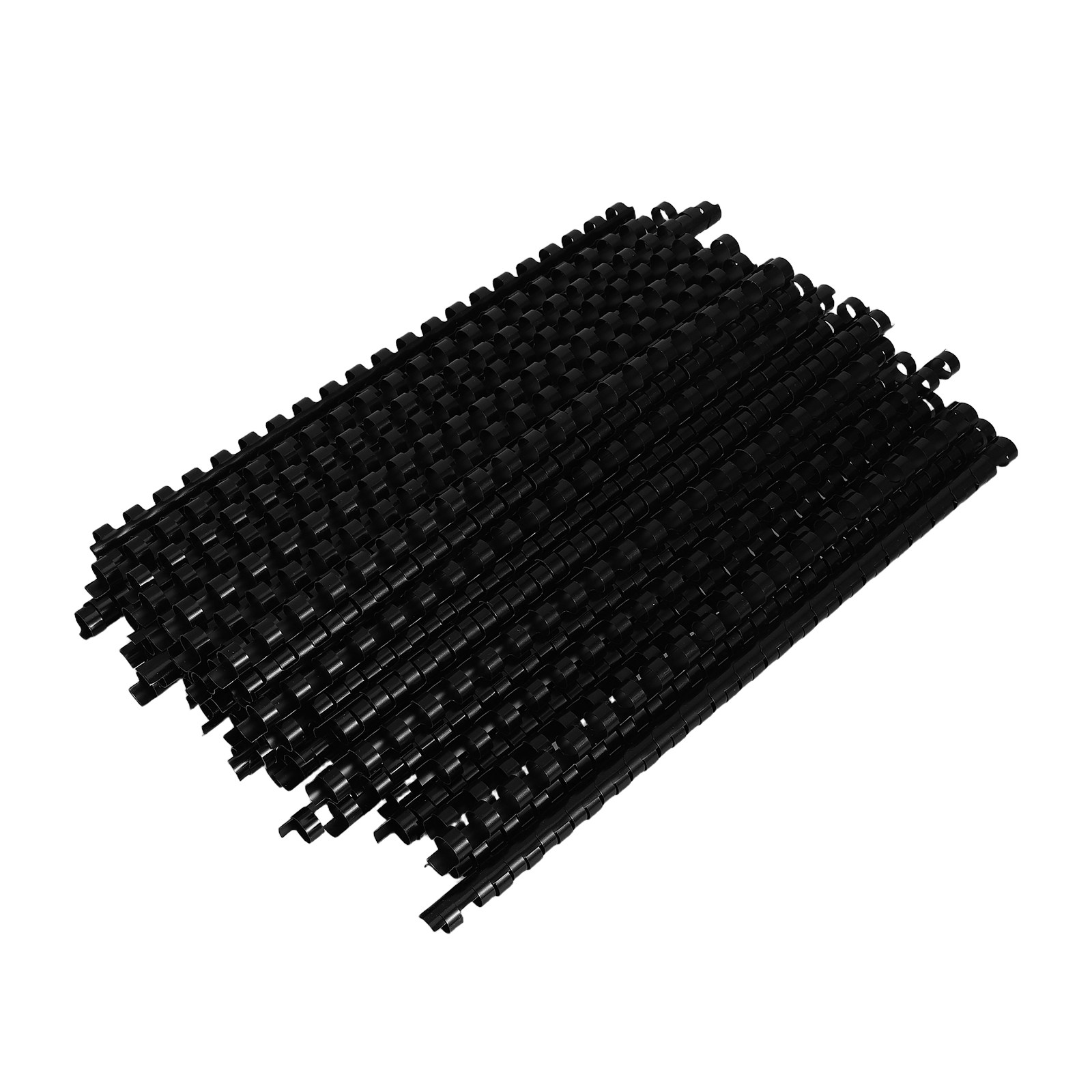 100 stuks zwarte ringbandspijl - Binding Comb Plastic recensie en prijs