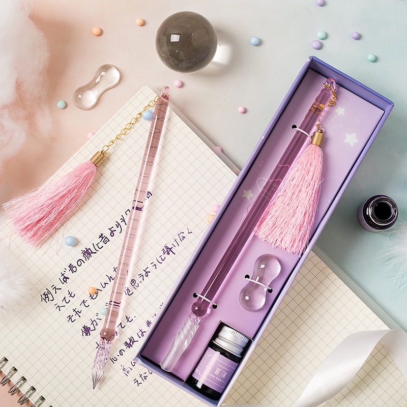 Glazen Dip Pen Kalligrafie Set - Fountain Pen Ink recensie en prijs