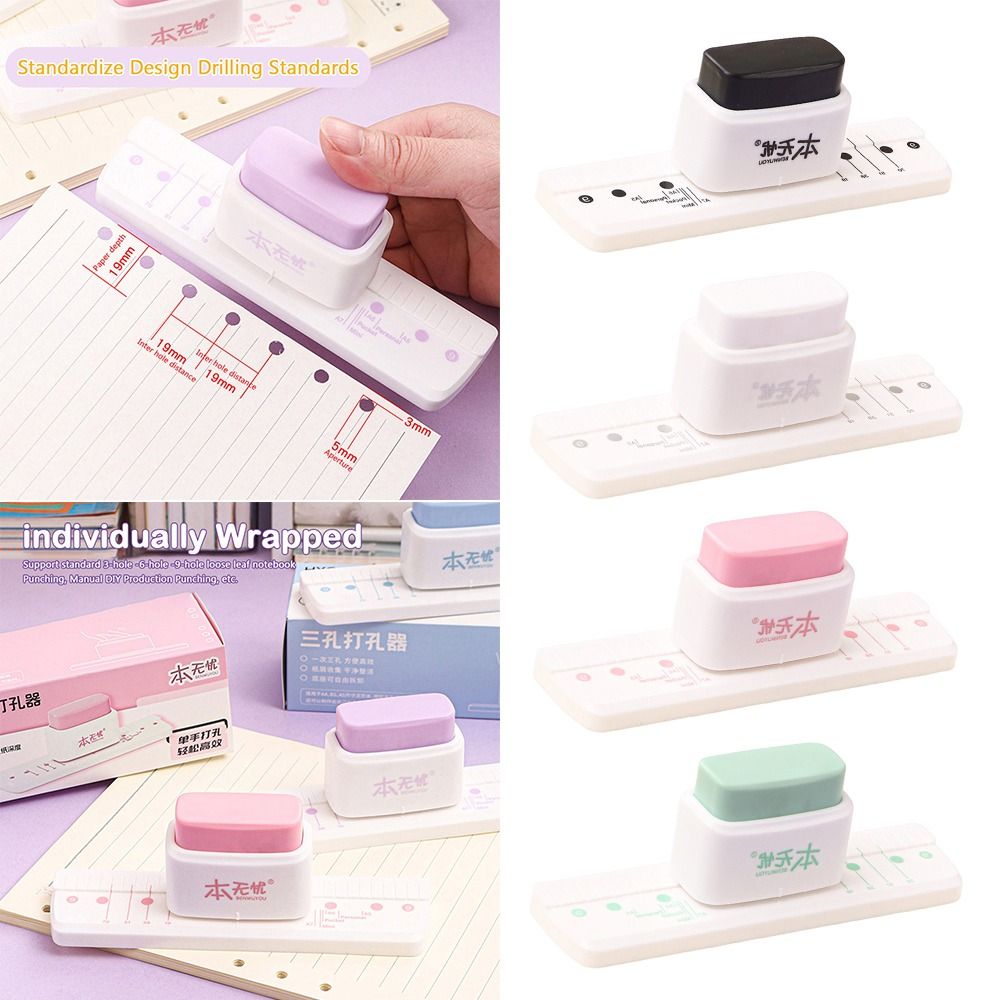3-gaats mini handpons, multifu - Paper Punch 3 Hole recensie en prijs