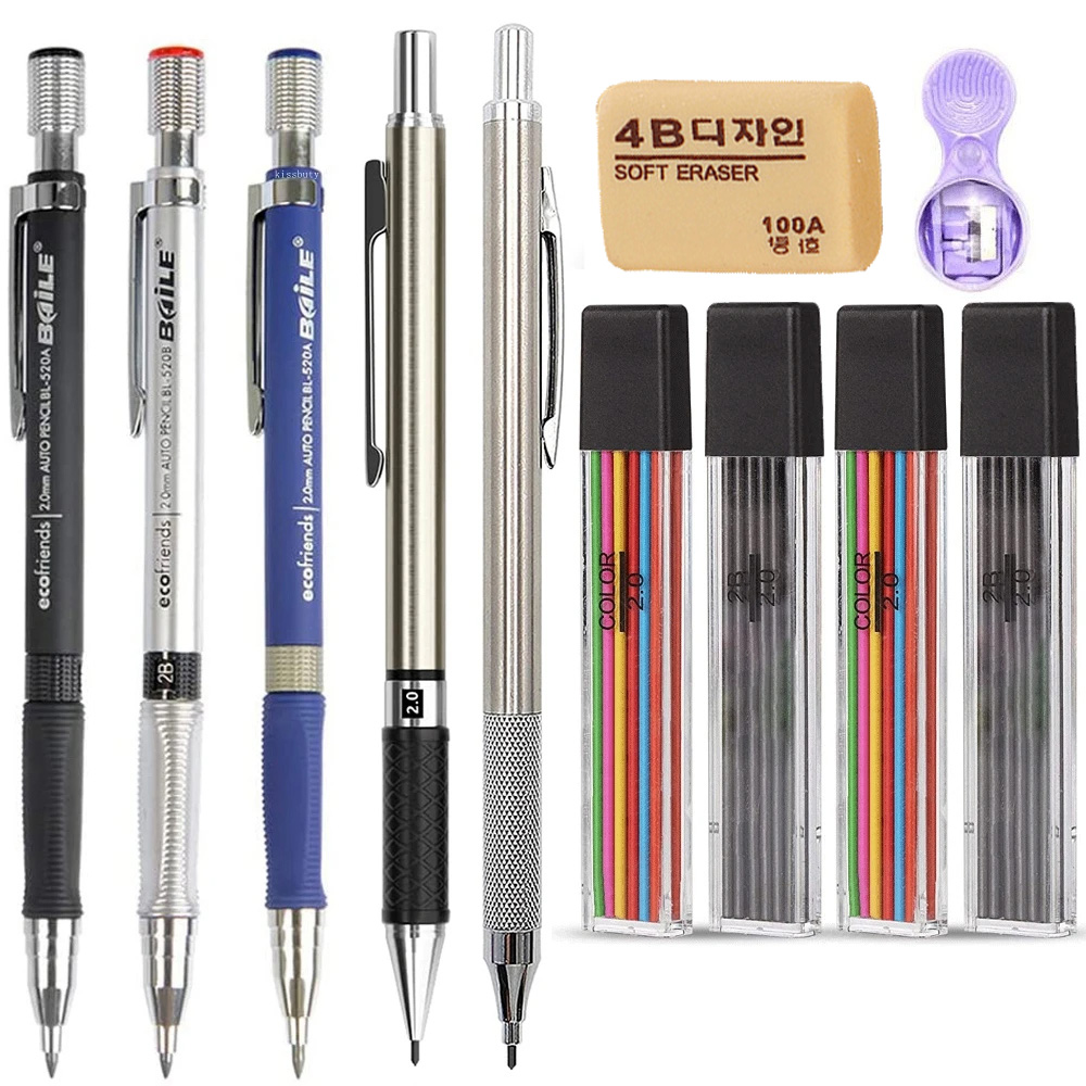 2,0 mm 2B mechanische potloden - Ideal Stationery & Office Supply recensie en prijs