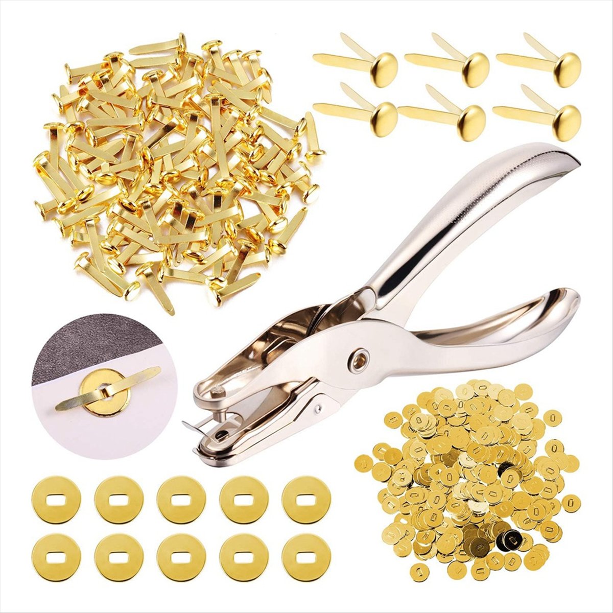 A78I 300 stuks 3/4 inch messin - Paper Punch 3 Hole recensie en prijs