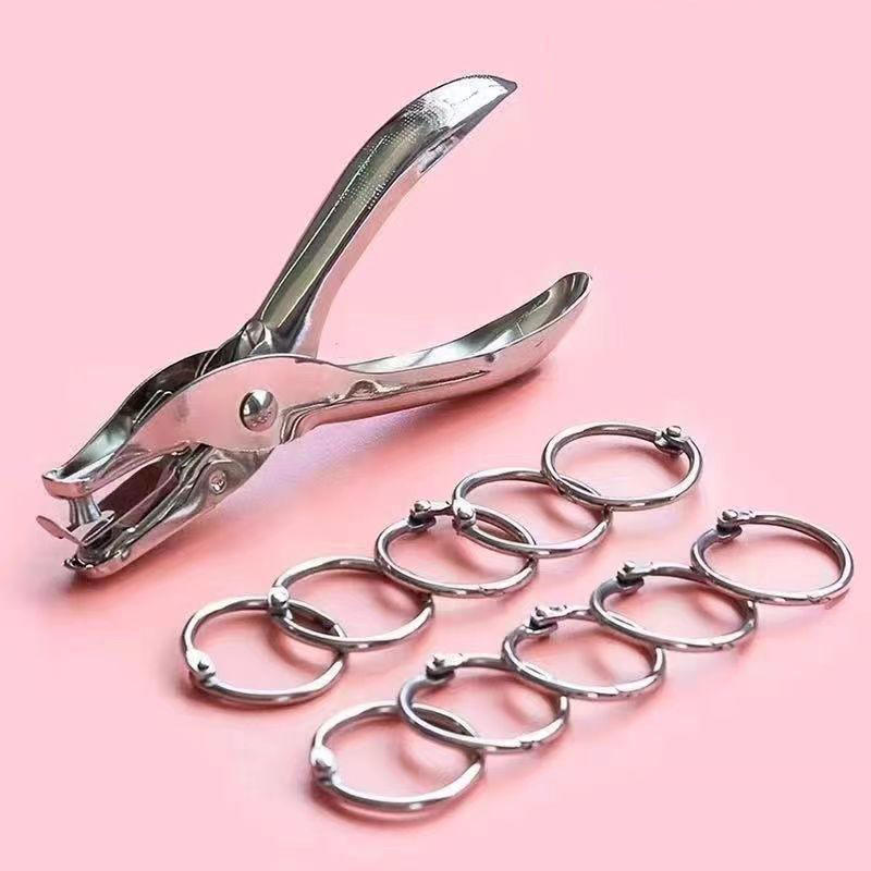 Handbediende metalen kantoorar - Paper Punch 3 Hole recensie en prijs