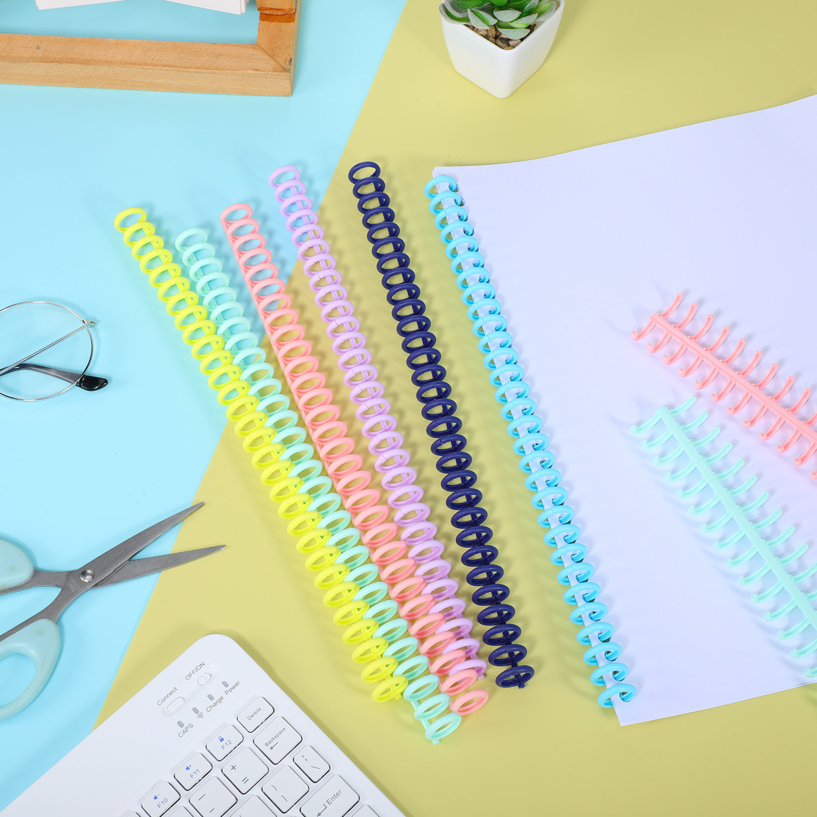 12 stuks stijlvolle, gekleurde - Binding Comb Plastic recensie en prijs